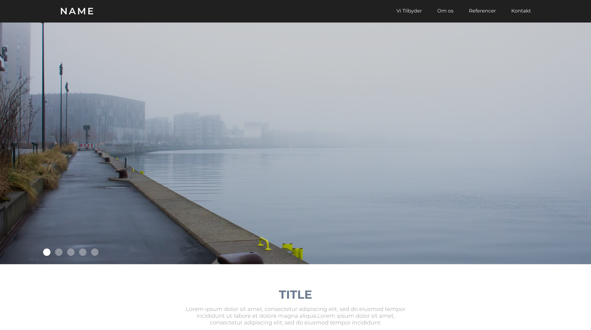 Hjemmeside design - Camilla Grubak